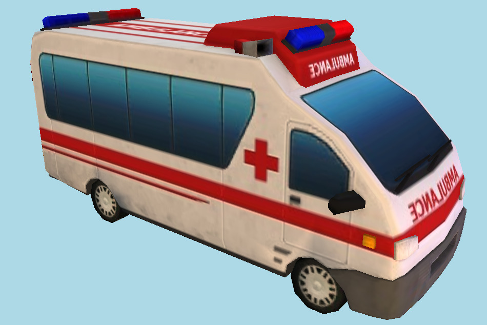 Ambulance Car 3d model